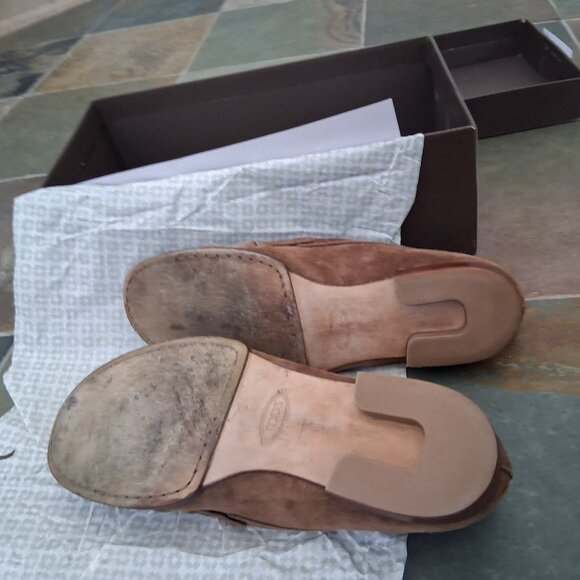 TOD\'s Suede Loafers Slip On Shoes main image 5